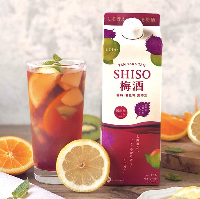 SHISO梅酒のアイスティー割り