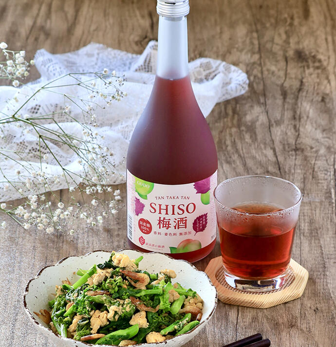 菜の花と桜えびの卵炒め