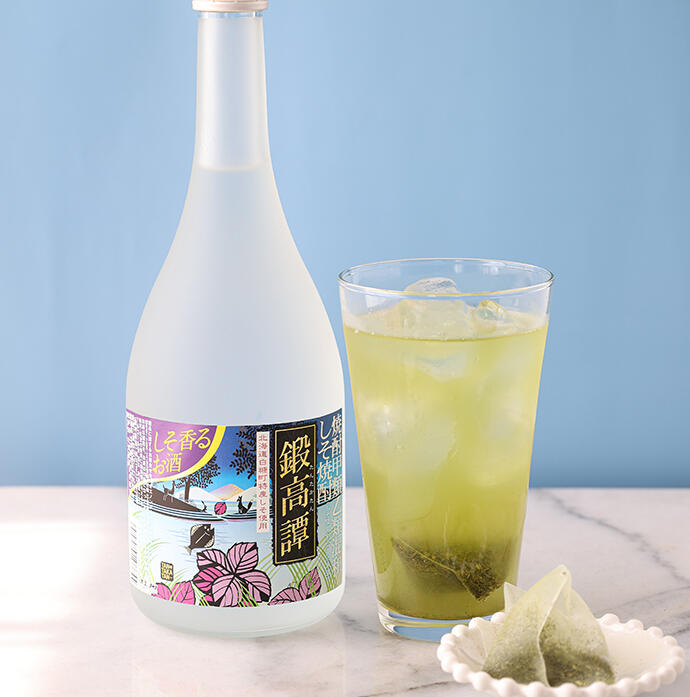 そそたん しそ焼酎「鍛高譚」のティーバッグ緑茶割り｜オエノングループ