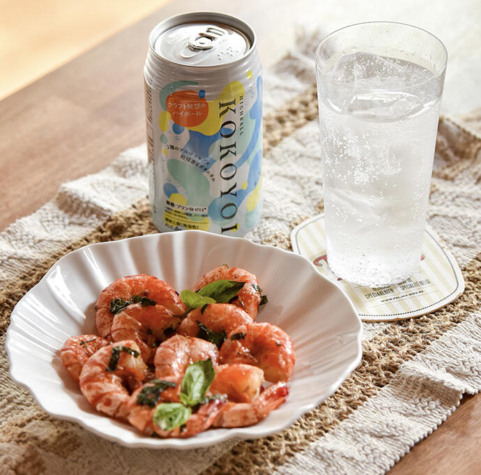 殻付き海老のパリパリおつまみ