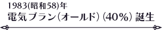 1983(昭和58)年電気ブラン（オールド）（40％）誕生