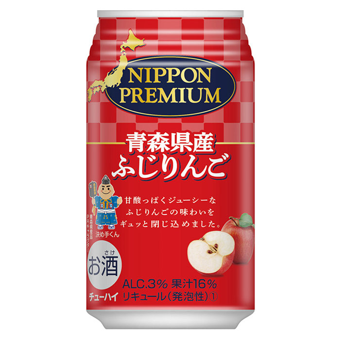 Nippon Premium 青森県産ふじりんご チューハイ カクテル オエノングループ